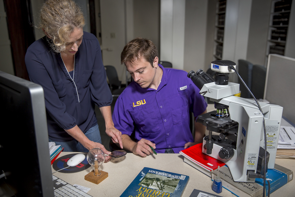 student at internship