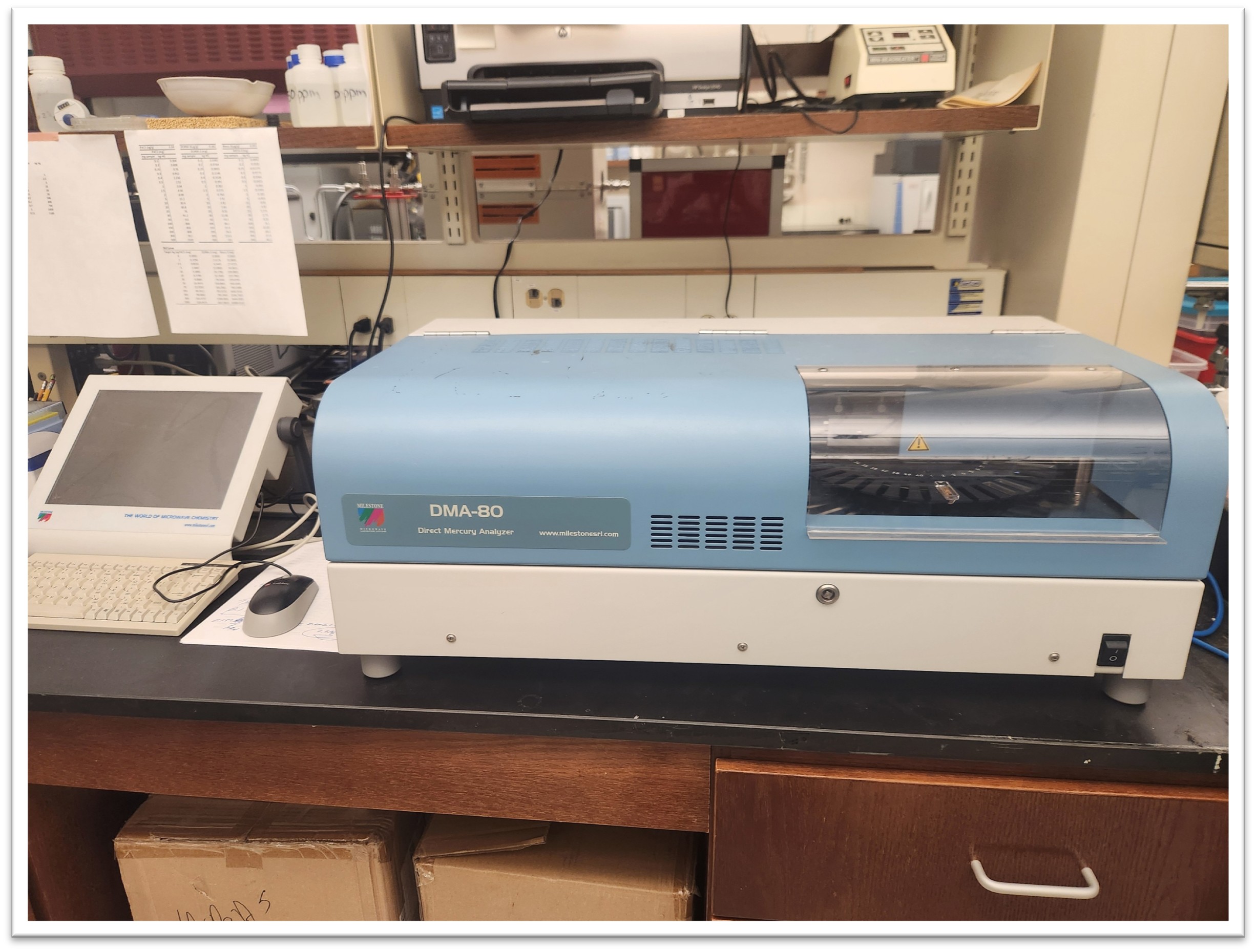 DMA-80 Direct Mercury Analyzer