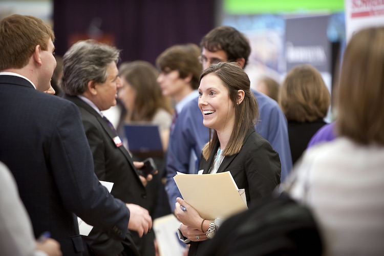 professional at career expo