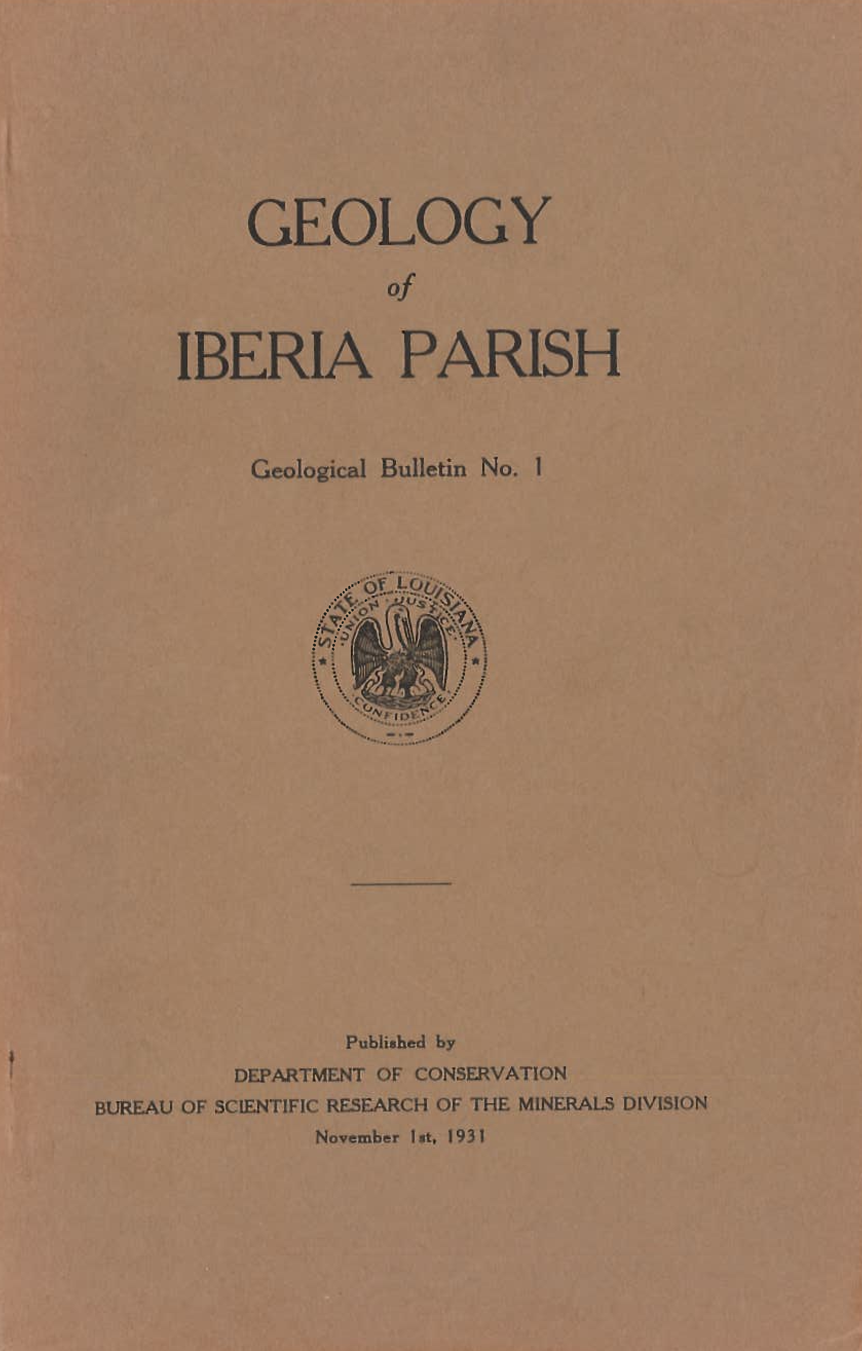 Geology of Iberia Parish Geology of Iberia Parish