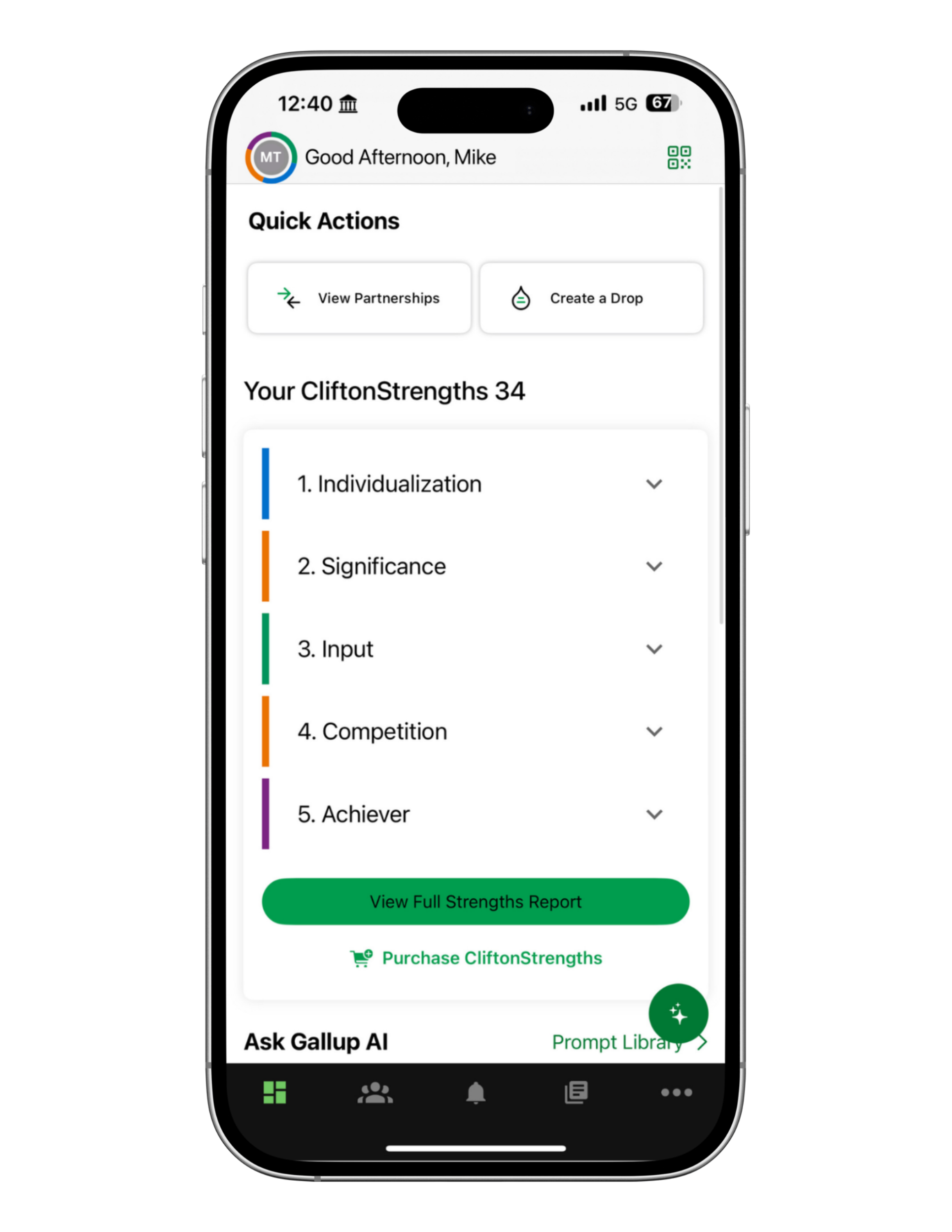 Gallup App for Staff Preview